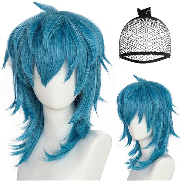Kagamine Rin Cosplay Epic Cosplay Apollo Anime Blue Mix Shaggy Wig