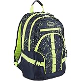 FUEL Hiking Laptop Backpack, College Bookbag, Travel Daypack with 5 Compartments, Dynamo Tech Pocket, 18.5 Inches