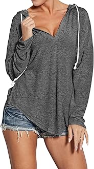 Loose Sweatshirt Hoodies at Amazon 