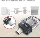 SanDisk Ultra Dual Drive m3.0 128GB USB 3.0 Micro USB Flash Drive Android OTG view 2