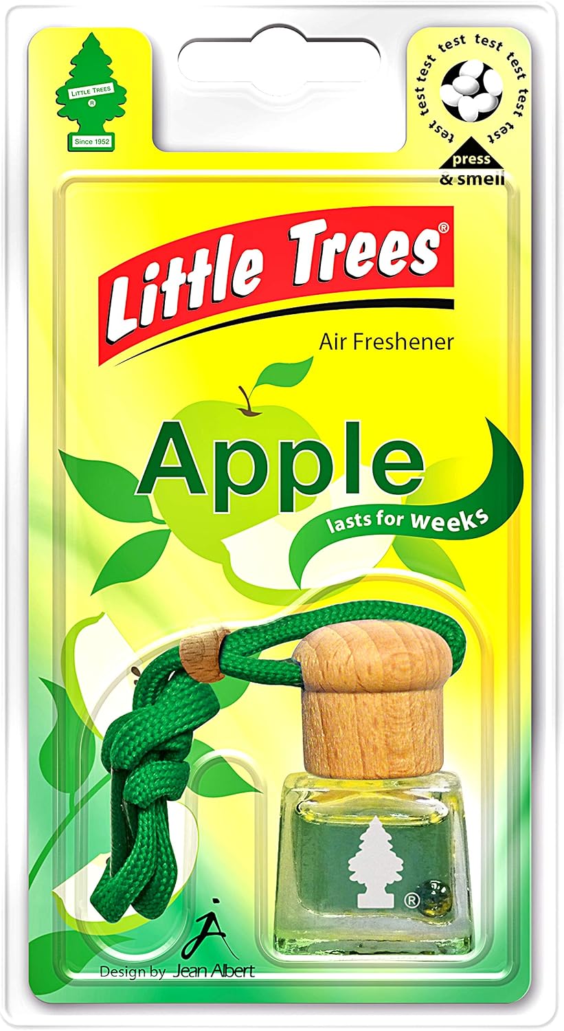 Little Trees Air Freshener Bottle LTB001 Apple Fragrance For Car Home Boat Caravan - Single Pack