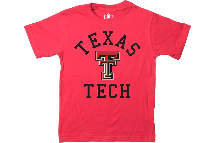 Wes and Willy NCAA Kids Short Sleeve Organic Cotton Tee Shirt