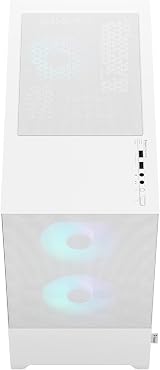 Fractal Design Pop Mini Air RGB White Core Tempered Glass Front mATX Case view 6