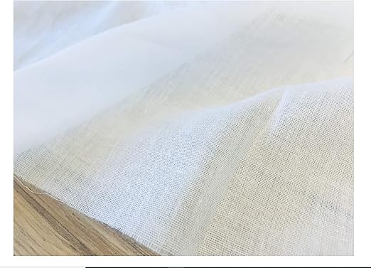 Amazon Com White 100 Cotton Gauze Muslin Fabric Voile Curtains