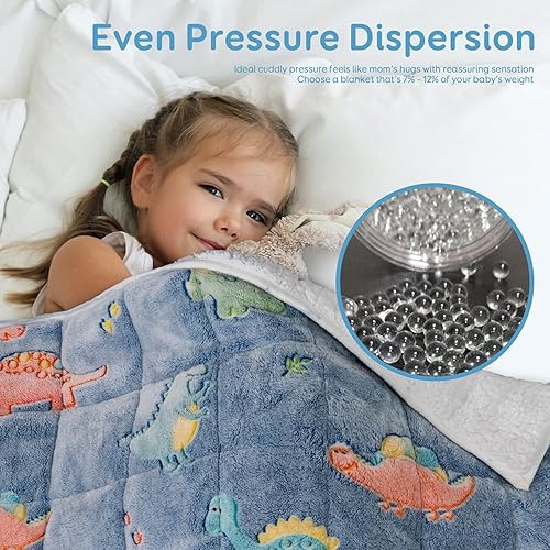 Sivio Weighted Blanket for Kids Glow in The Dark Throw Blanket