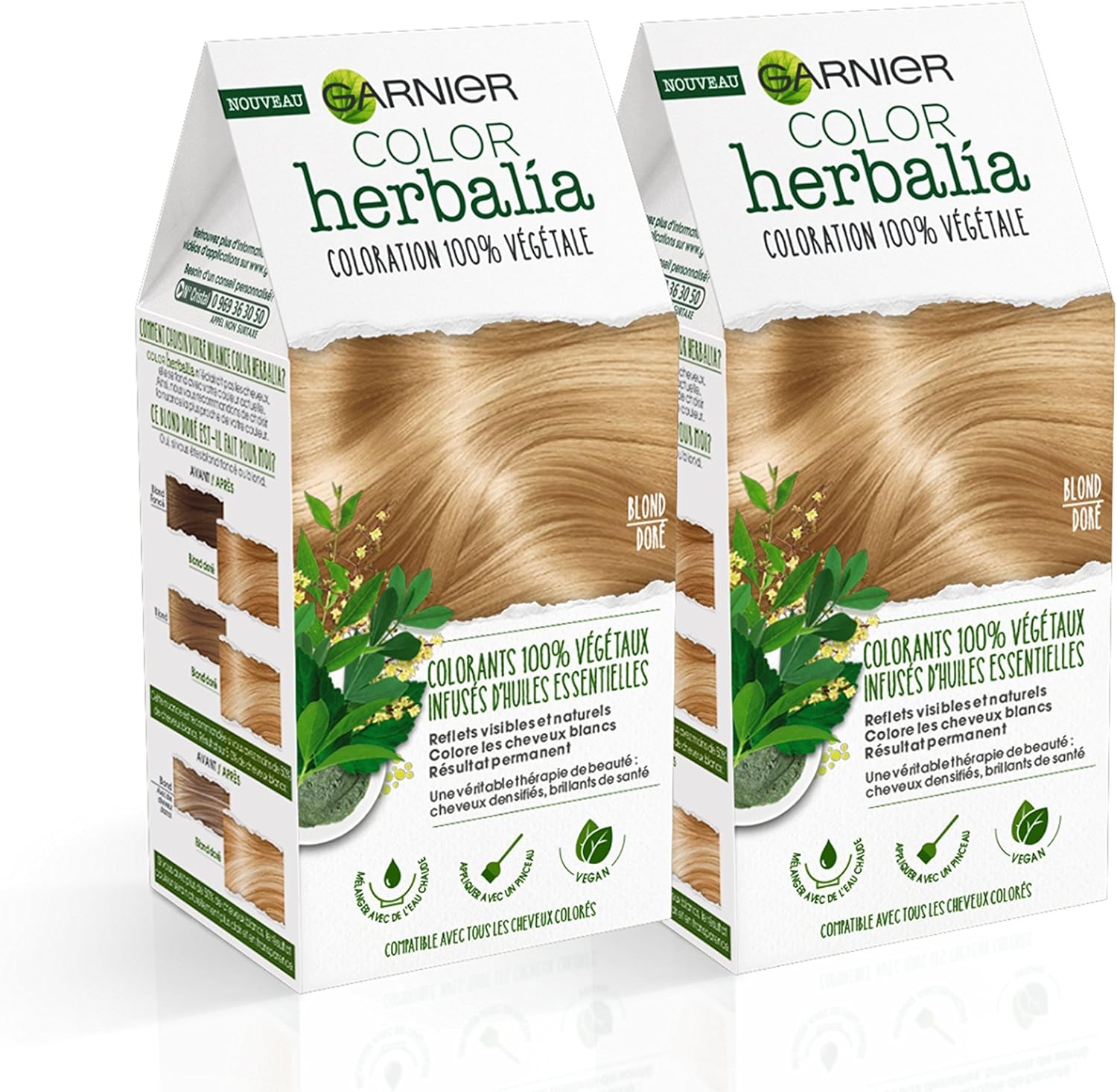 Garnier Color herbalia Coloración 100 vegetal Rubio/Doré