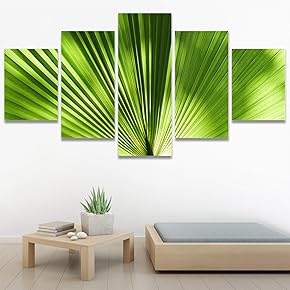 SIGNWIN 5 Panel Canvas Wall Art Modern Art...