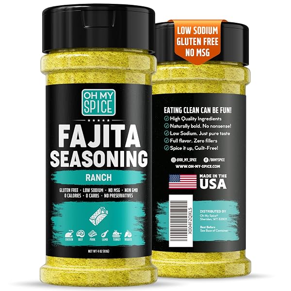 FAJITA SEASONING MIX RANCH SEASONING POWDER – GLUTEN...