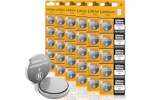 TOPUSSE 30 Pack CR2032 Lithium 3v Battery, 3 Volt Button Cell Coin 2032 Batteries for Airtag, Key Fob, Car Remote Key