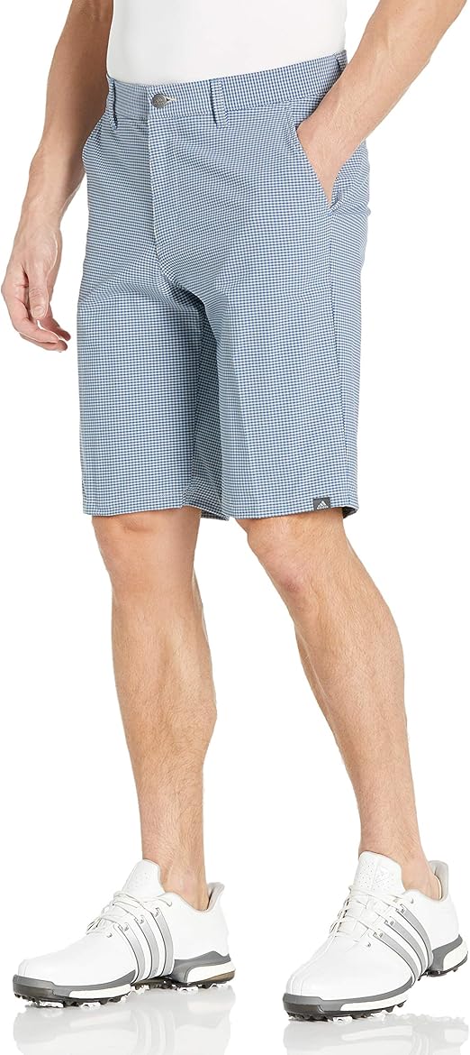 adidas gingham golf shorts