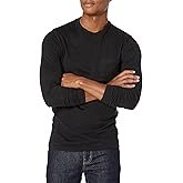 Amazon Essentials Slim-Fit Long Sleeve Shirt for Men, Pocket and No Pocket Styles