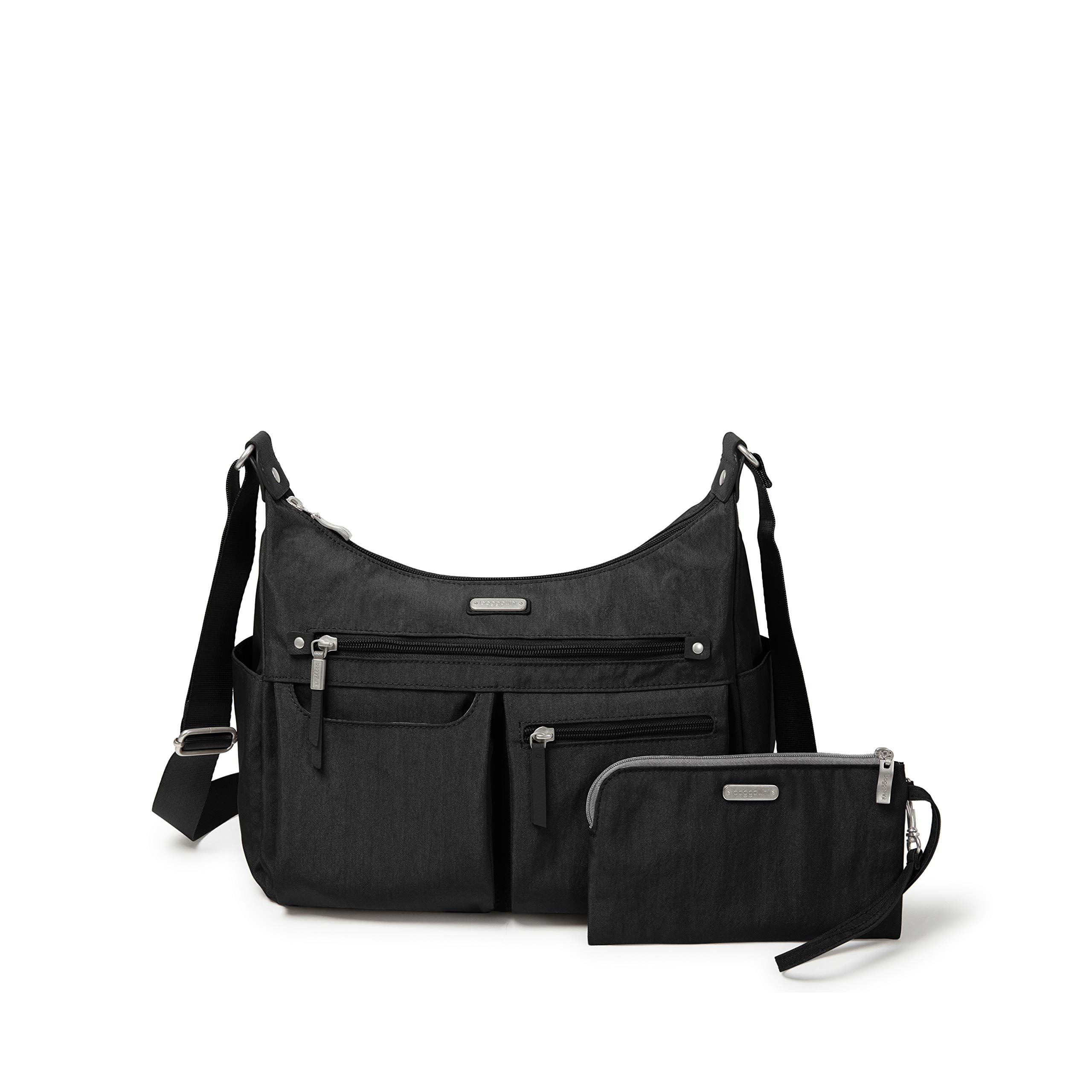 Baggallini New Classic Heritage Anywhere Large Hobo with RFID Phone Wristlet