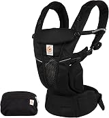 Ergobaby Omni Breeze Carrier Newborn to 20.4 kg Onyx Black 4 Positions