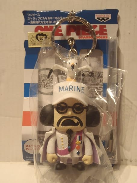 Amazon ワンピース 元帥 センゴク ストラップにもなるキーホルダー バンプレスト アニメ 萌えグッズ 通販