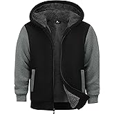 Ceoutdoor boys Fleece Jacket Zip Up hoodie Kids Winter Coats Warm Soft Sherpa Lined Hoodie Outerwear Teens 6-15