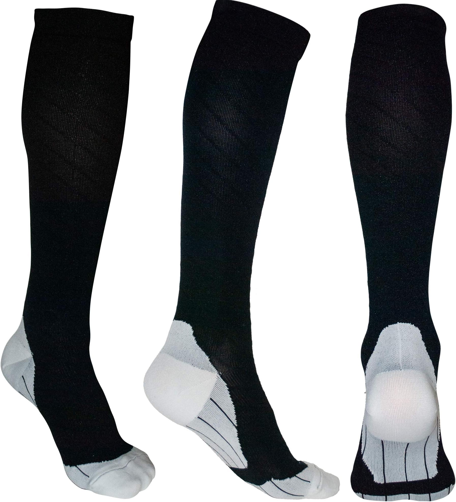 ODIJOO 1/3/8/10 Pairs Compression Socks Women&Men 20-30 mmHg Best for Athletic, Medical