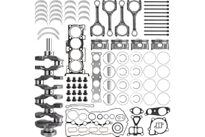 GDUKOP 2.4 G4KJ Rebuild Overhaul Kit with Crankshaft Connecting Rods Piston Gaskets Compatible with Hyundai Sonata Santa Fe Tucson Kia Sorento Optima Sportage 2.4L GDI Engine Replace# 23111-2G200 23510-2G500