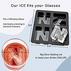 DRINKSPLINKS Silicone Ice Cube Mold Tray - Custom