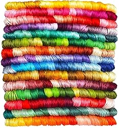 14 skeins Rainbow Color Embroidery Floss - Cross