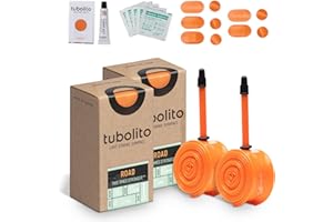 Tubolito Road 700C x 18-32mm Tube | Light, Strong & Compact | Rim & Disc Brake Compatibility | 2X Puncture Protection