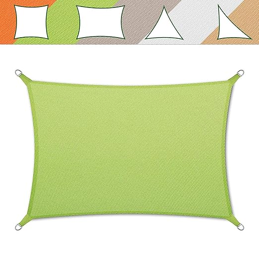 Casa Pura® - Wasserabweisende rechteckige Outdoor-Markise - 5 x 7 m 5x7m grün