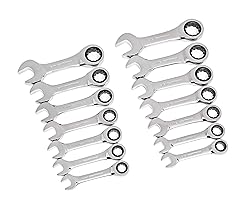 GEARWRENCH 14 Pc. 12 Point Stubby Ratcheting
