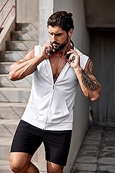 COOFANDY Men 2 Pack Fitness Tank Top Cotton Cutoff