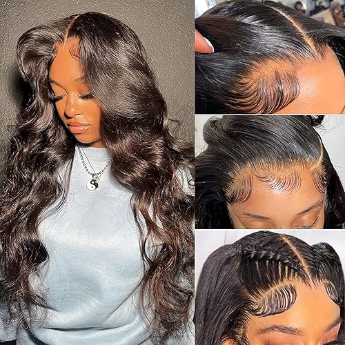 13x6 Lace Front Wigs Human Hair Body Wave HD Lace Frontal Wig Pre