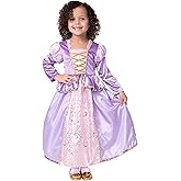 Little Adventures Classic Rapunzel Princess Dress Up Costume - Machine Washable Girls Child Pretend Play and Party Outfit