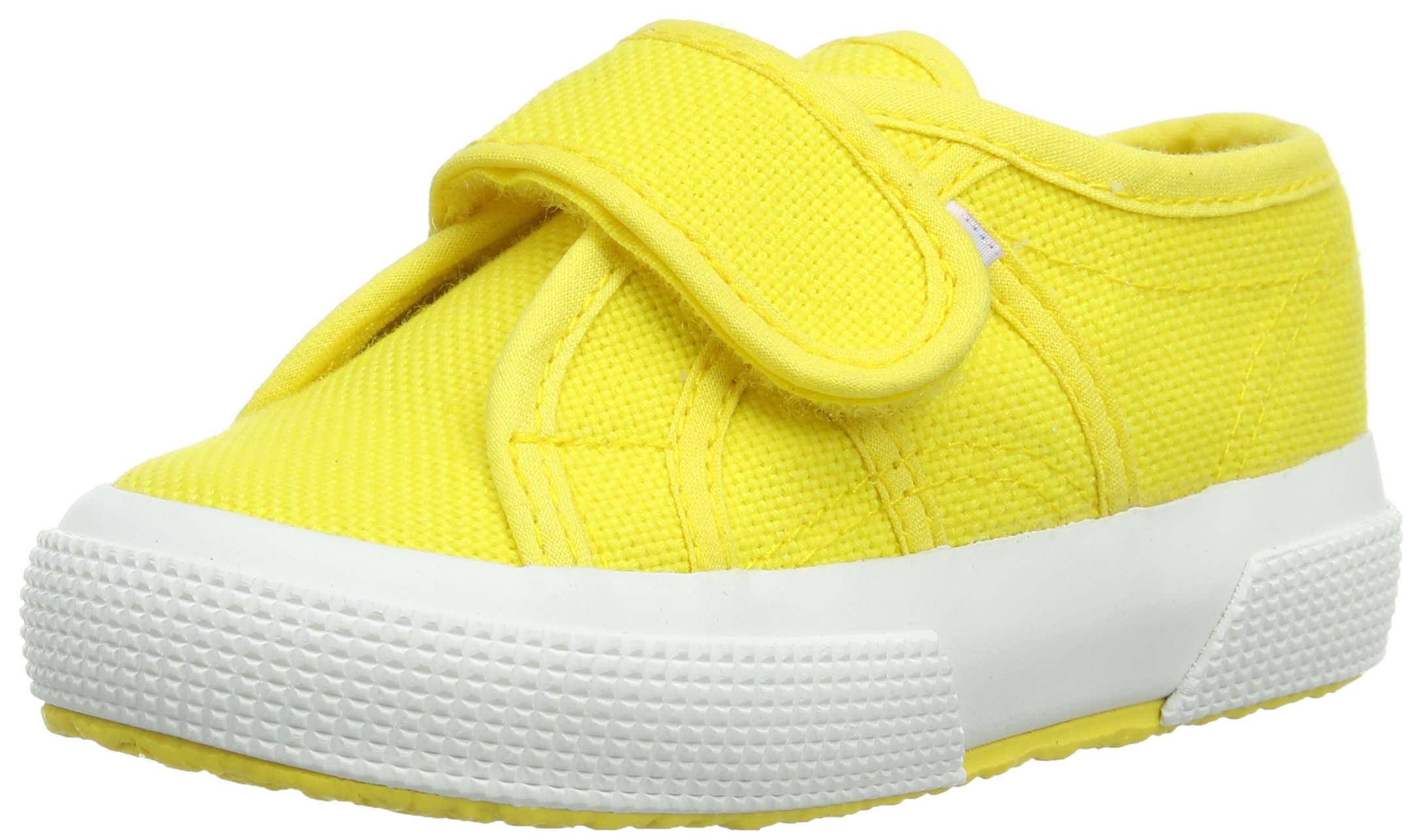 Superga 2750 Bvel, Unisex Kids' Low-Top Sneakers, Yellow (Sunflower), 4 Child UK (20/21 EU)