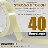 G4GADGET 3 Pack Clear Cello Tape 24mm 45 Micron Packaging Tape view 5