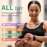 Popglory Smart Watch 1.85” AI Voice Calls 2 Straps 100+ Sports IP67 view 7