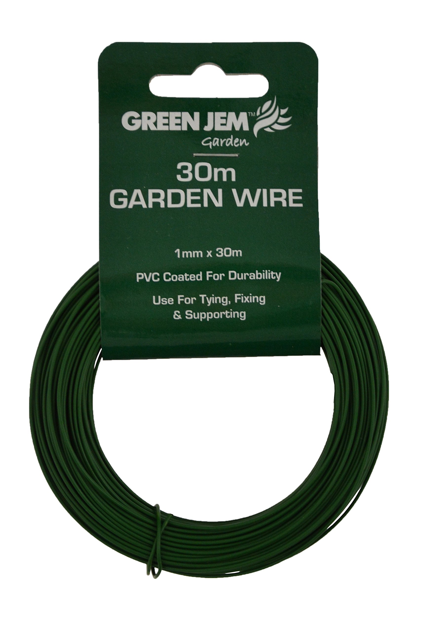Green Jem GSGW30 Plastic Coated Garden Wire, 30 m