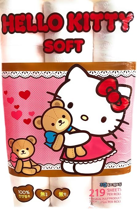 Hello Kitty Toilet Paper 30 Pack 