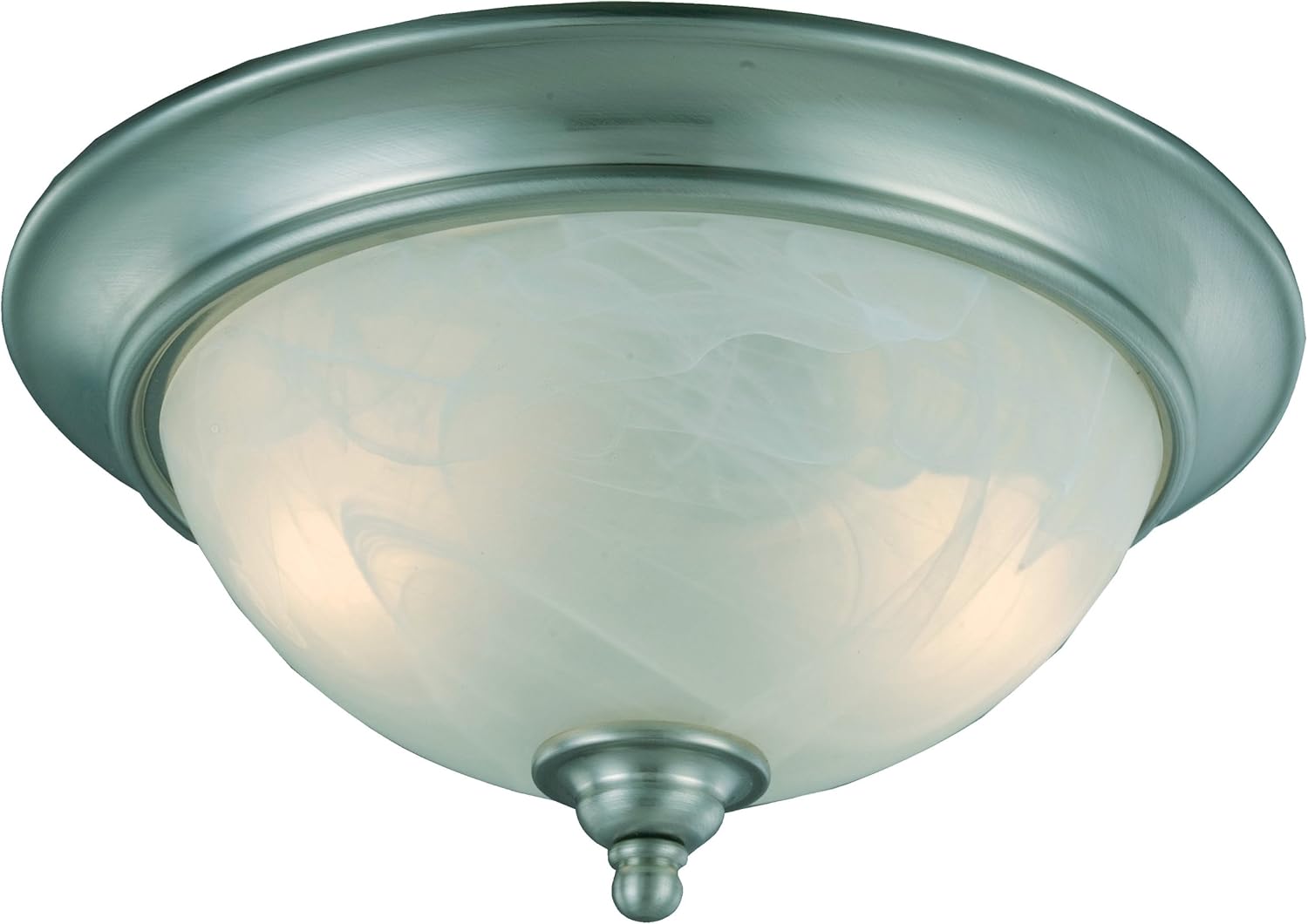 Hardware House H10-4029 Dover Chandelier, 22" x 22" x 17", Satin Nickel - Light Fixtures - 