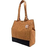 Carhartt Vertical Snap Tote, Durable Water Resistant Tote Bag with Snap Closure