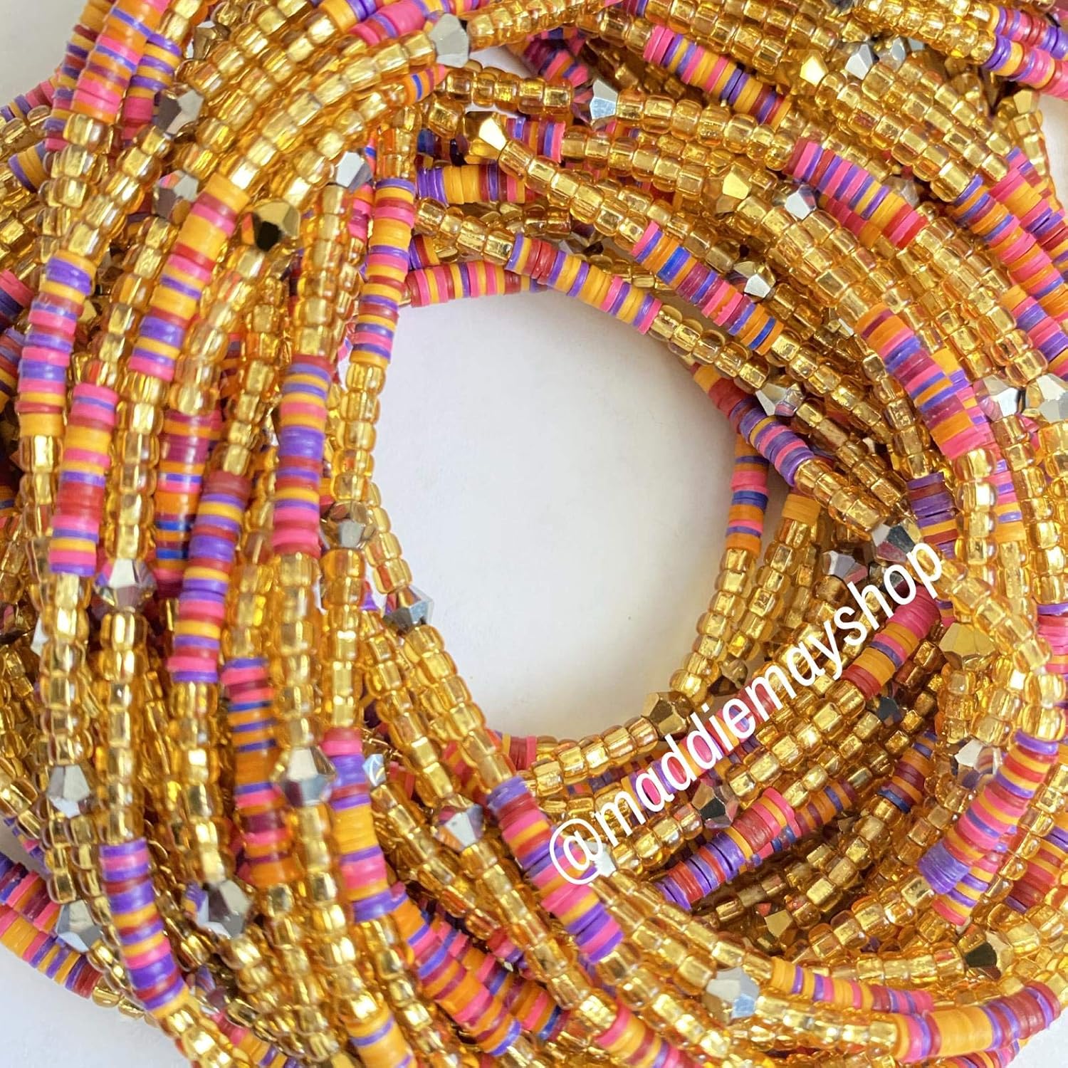 how to tie african waist beads