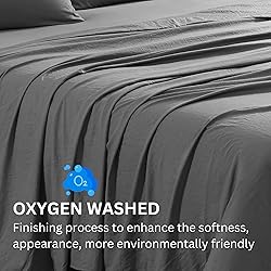 Casa Platino Queen Sheets, Pre Washed Soft Queen