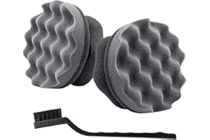 QWQKEFEUN tire applicator Pads＋Multi Functional Cleaning Brush Suit for applying tire Shine Foam applicator pad car tire Care Tools Reusable and Durable