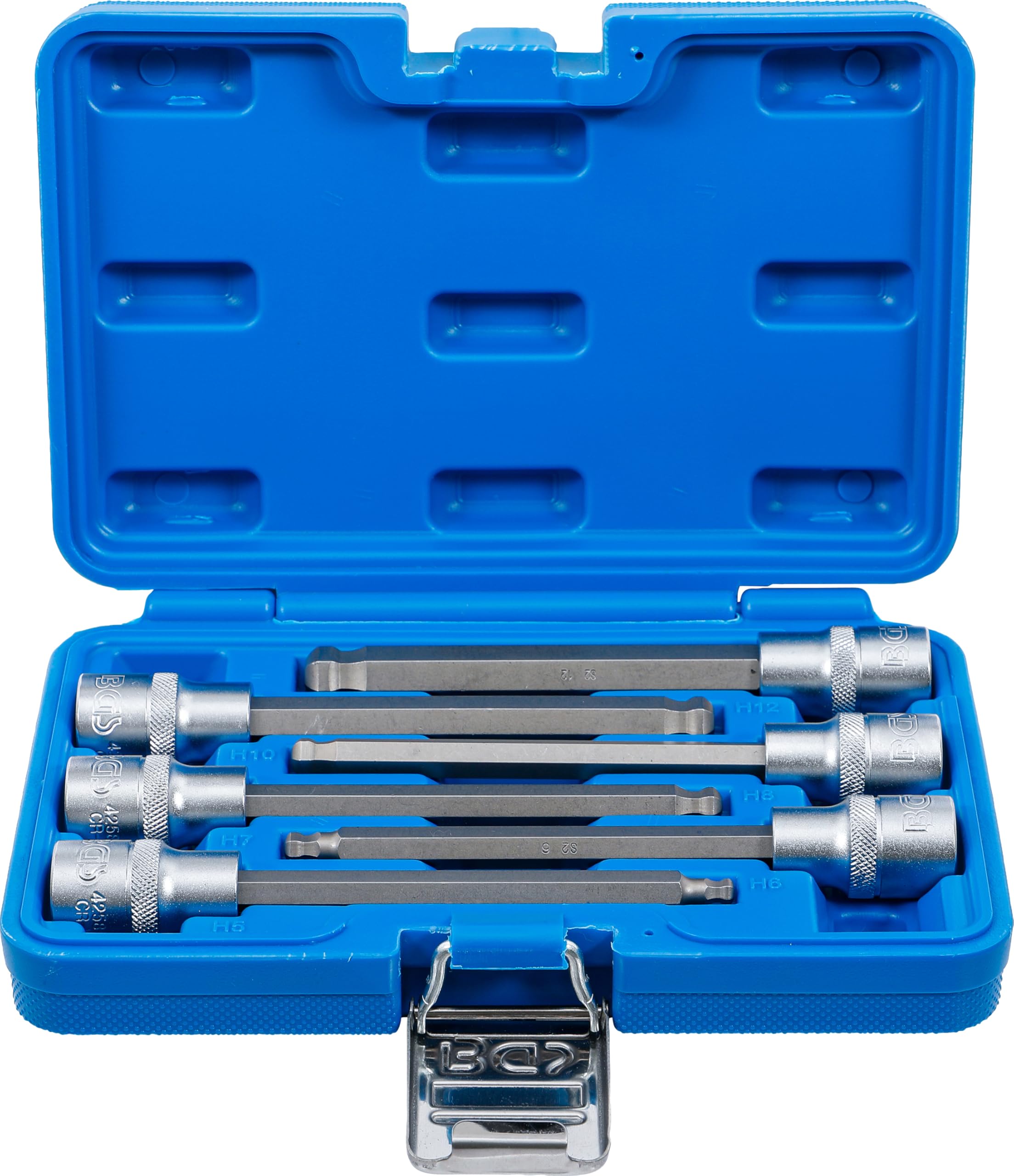 BGS 4258 | Bit Socket Set | 12.5 mm (1/2") Drive | internal Hexagon with Ball Head 5 - 12 mm | 6 pcs.
