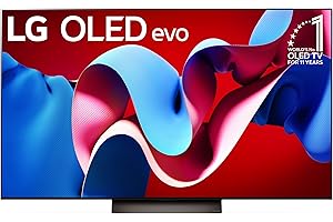 LG 77-Inch C4 OLED evo 4K Smart TV - α9 AI Processor 4K, Alexa Built-in, 144Hz Refresh Rate, HDMI 2.1, G-Sync, FreeSync, VRR,
