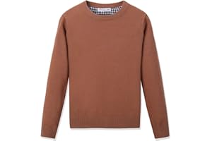 CUNYI Boys' Cotton Knit Sweater Long Sleeve Crew Neck Pullover