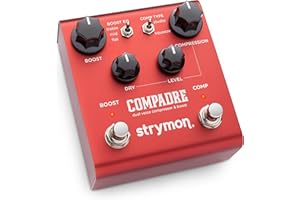 Strymon Compadre Dual Voice Compressor and Boost Guitar Effects Pedal for Electric and Acoustic Guitar, Synths and Keyboards