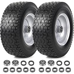 AR-PRO (2-Pack) 13x5.00-6 Flat Free Tire and Wheel