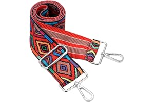 ZOOEASS Silvery Buckles Wide Shoulder Strap Adjustable Replacement Belt Crossbody Canvas Bag Handbag