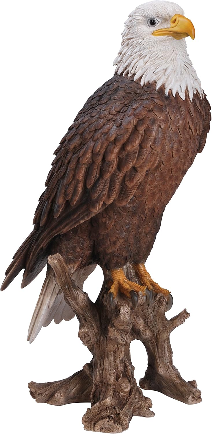 Vivid Arts American Bald Eagle Resin Ornament, Multicolor