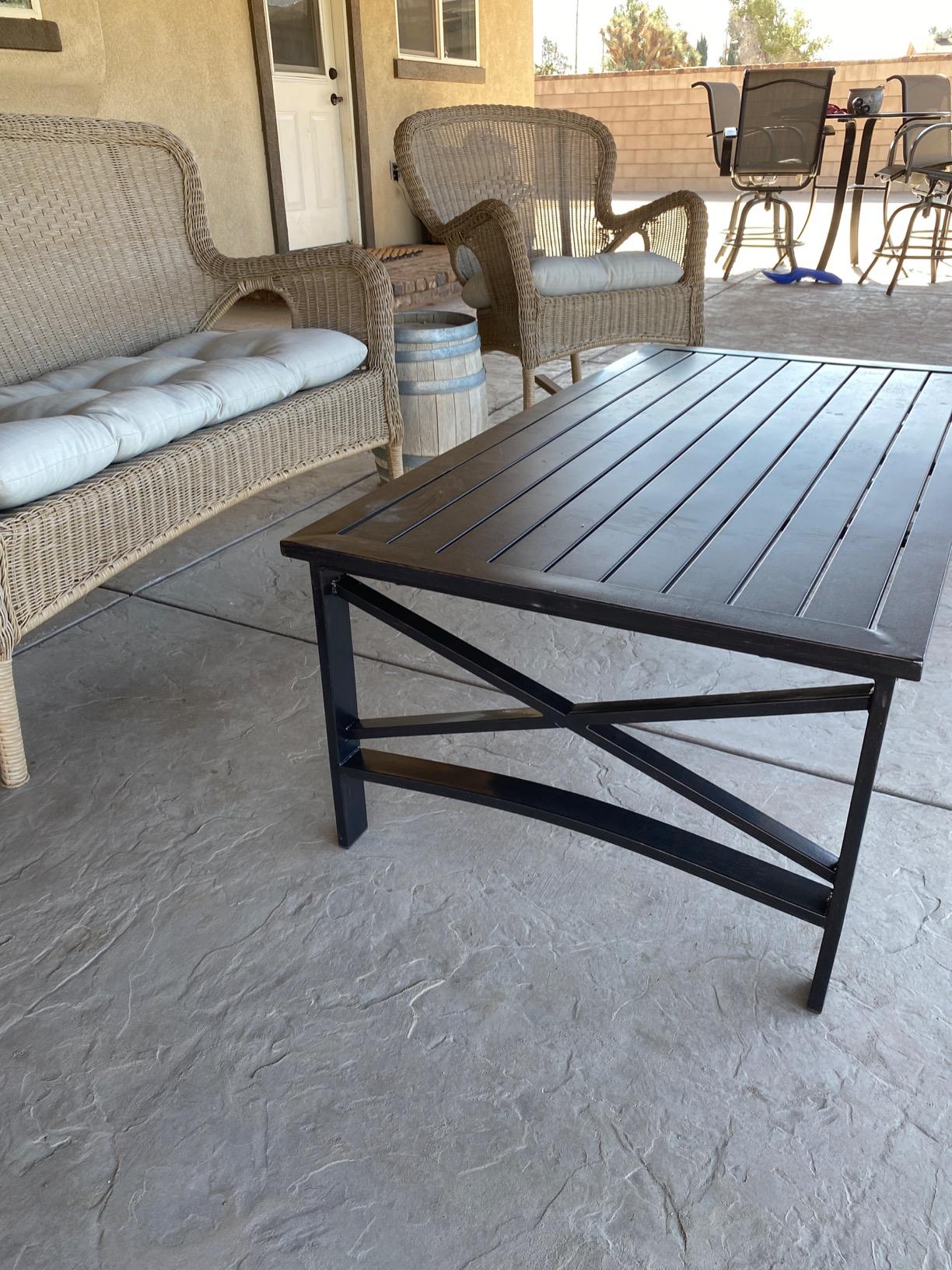 39/mo Finance Crosley Furniture CO6207BZ Kaplan Outdoor Metal