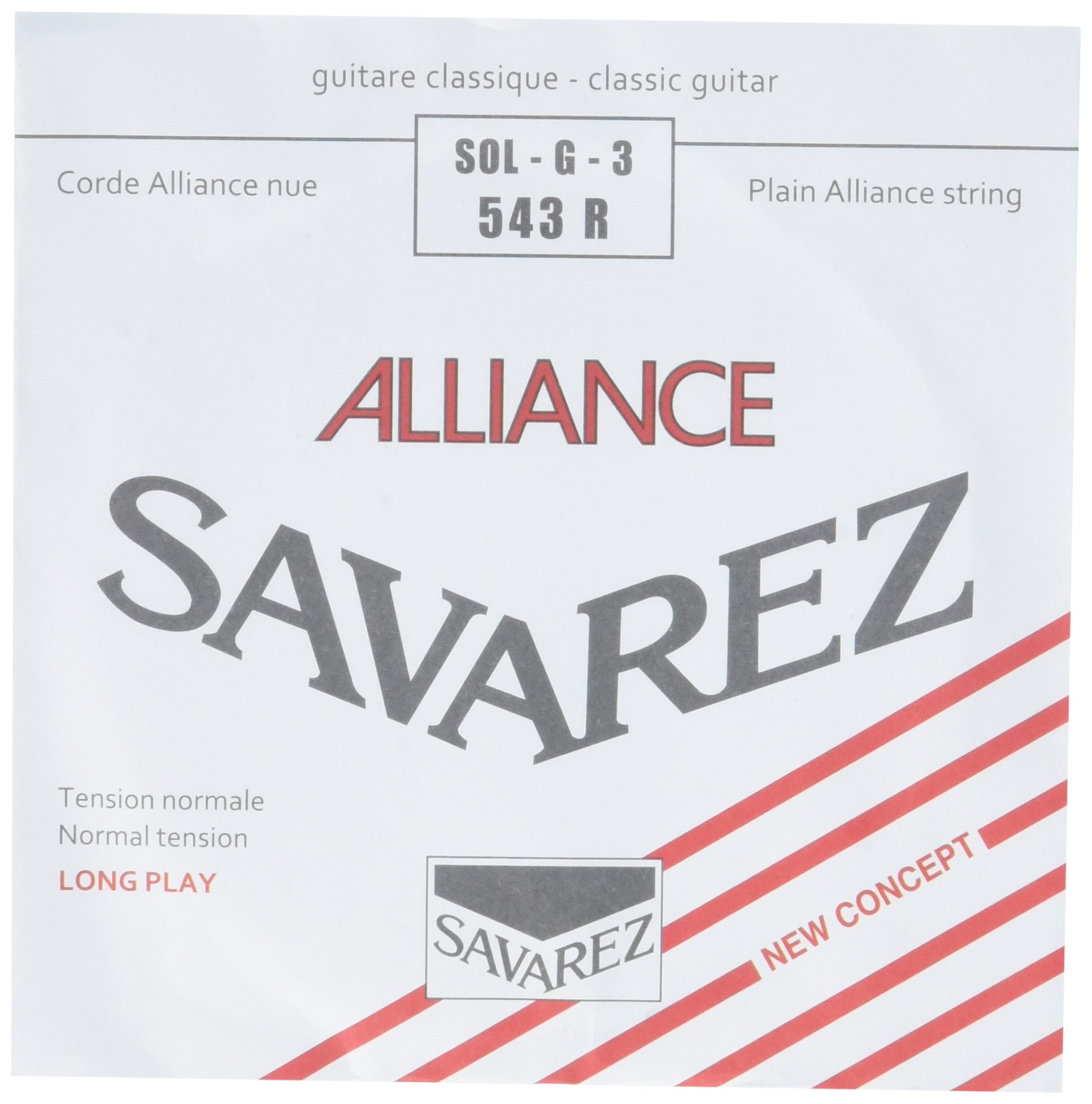 Savarez Strings for Classic Guitar Alliance HT Classic 543R single string G3 Carbon standard, Fits string set 540R, 540ARJ, 540RH, 500AR, 500ARJ, 510AR, 510ARJ