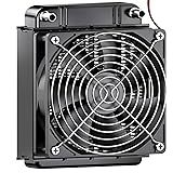 Clyxgs Water Cooling Radiator, 8 Pipe Aluminum Heat