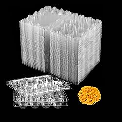 Loving Basso 50 PCS Quail Egg Cartons Plastic